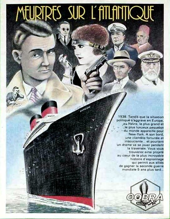 Caratula de Murder on the Atlantic para MSX