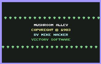 Pantallazo de Mushroom Alley para Commodore 64