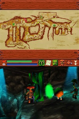 Pantallazo de Mushroom Men Rise of the Fungi para Nintendo DS