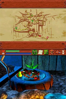 Pantallazo de Mushroom Men Rise of the Fungi para Nintendo DS