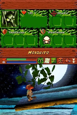 Pantallazo de Mushroom Men Rise of the Fungi para Nintendo DS