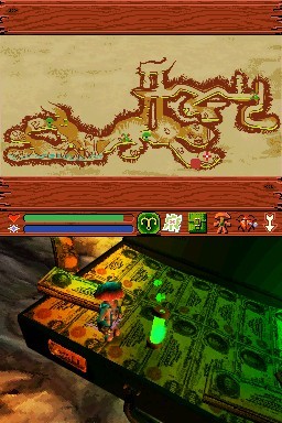 Pantallazo de Mushroom Men Rise of the Fungi para Nintendo DS