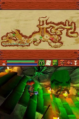 Pantallazo de Mushroom Men Rise of the Fungi para Nintendo DS