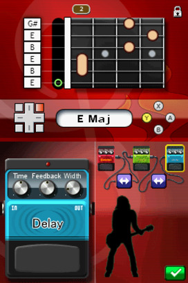 Pantallazo de Music on: Electric Guitar para Nintendo DS