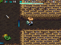 Pantallazo de Mystery Dungeon: Shiren the Wanderer 4 para Nintendo DS