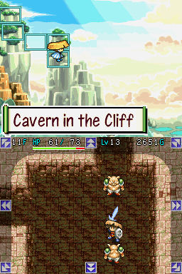 Pantallazo de Mystery Dungeon: Shiren the Wanderer para Nintendo DS