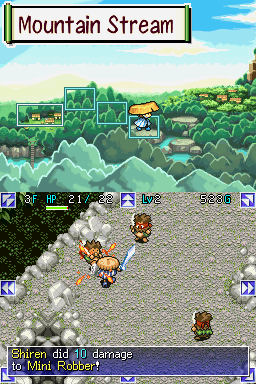 Pantallazo de Mystery Dungeon: Shiren the Wanderer para Nintendo DS