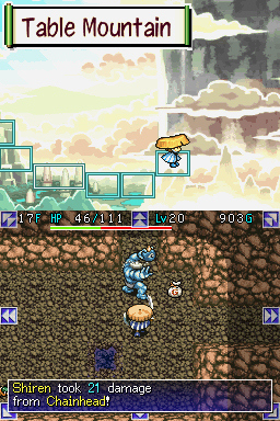 Pantallazo de Mystery Dungeon: Shiren the Wanderer para Nintendo DS