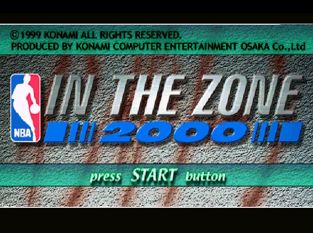 Pantallazo de NBA In the Zone 2000 para PlayStation