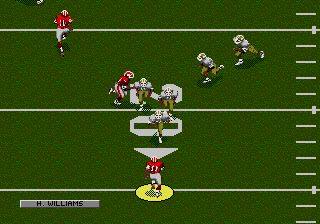 Pantallazo de NFL Football '94 Starring Joe Montana para Sega Megadrive