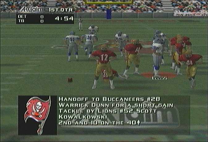 Pantallazo de NFL Quarterback Club 98 para Nintendo 64