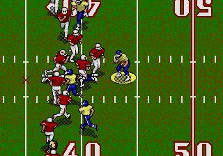Pantallazo de NFL Sports Talk Football '93 Starring Joe Montana para Sega Megadrive