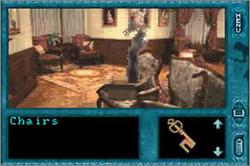 Pantallazo de Nancy Drew: Message in a Haunted Mansion para Game Boy Advance