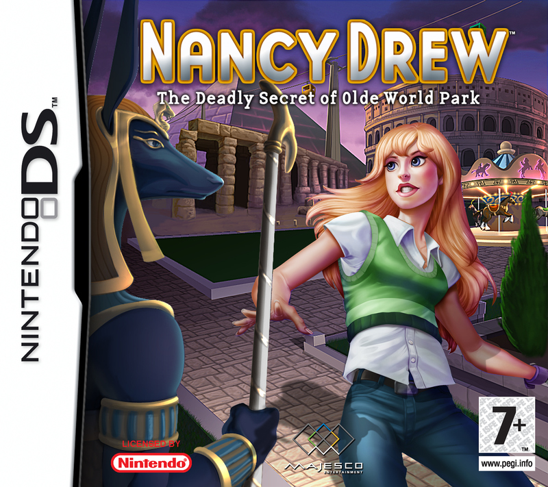 Caratula de Nancy Drew and the Deadly Secret of Olde World Park para Nintendo DS