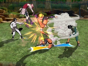 Pantallazo de Naruto: Clash of Ninja MVZ para Wii