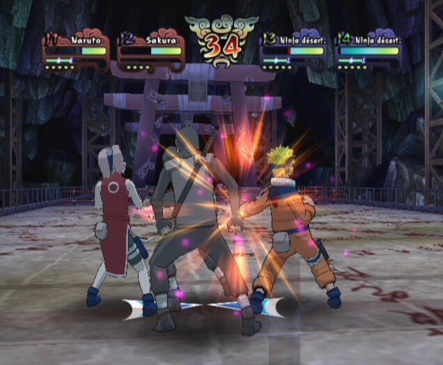 Pantallazo de Naruto: Clash of Ninja Revolution 2 para Wii
