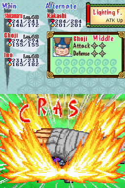 Pantallazo de Naruto: Path of the Ninja 2 para Nintendo DS