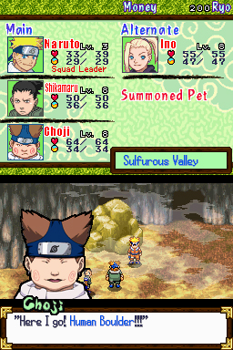 Pantallazo de Naruto: Path of the Ninja 2 para Nintendo DS