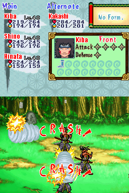 Pantallazo de Naruto: Path of the Ninja 2 para Nintendo DS