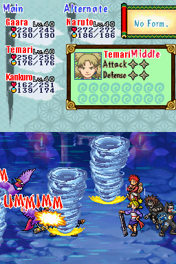 Pantallazo de Naruto: Path of the Ninja 2 para Nintendo DS