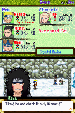 Pantallazo de Naruto: Path of the Ninja 2 para Nintendo DS