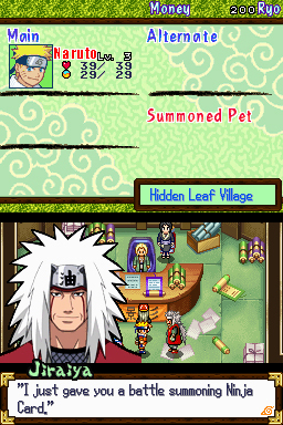 Pantallazo de Naruto: Path of the Ninja 2 para Nintendo DS
