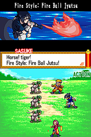 Pantallazo de Naruto: Path of the Ninja para Nintendo DS