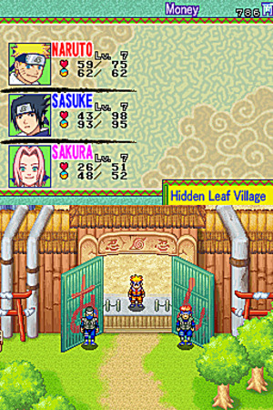 Pantallazo de Naruto: Path of the Ninja para Nintendo DS
