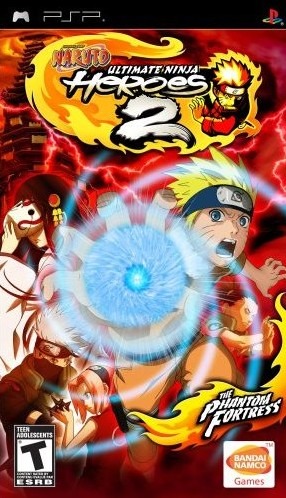 Caratula de Naruto: Ultimate Ninja Heroes 2: The Phantom Fortress para PSP