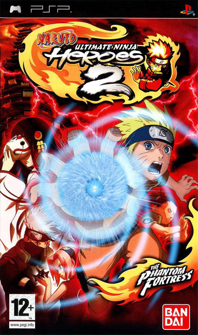 Caratula de Naruto: Ultimate Ninja Heroes 2: The Phantom Fortress para PSP