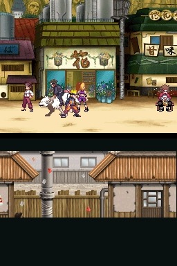 Pantallazo de Naruto Shippuden: Naruto vs Sasuke para Nintendo DS
