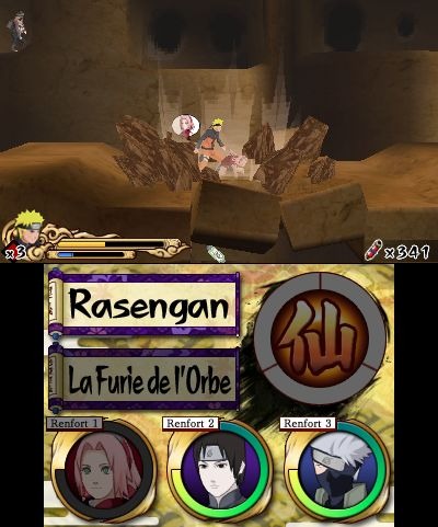 Pantallazo de Naruto Shippuden 3D: The New Era para Nintendo 3DS