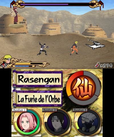 Pantallazo de Naruto Shippuden 3D: The New Era para Nintendo 3DS