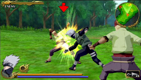 Pantallazo de Naruto Shippuden Legends: Akatsuki Rising para PSP