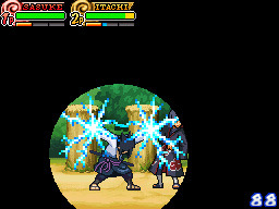 Pantallazo de Naruto Shippuden Ninjutsu Zenkai! Chaku Rush!! para Nintendo DS