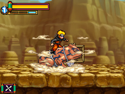 Pantallazo de Naruto Shippuuden: Saikyou Ninja Daikesshuu 5 para Nintendo DS