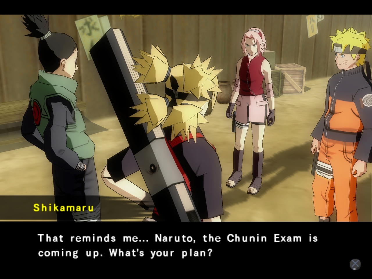 Pantallazo de Naruto Shippuuden: Ultimate Ninja 4 para PlayStation 2