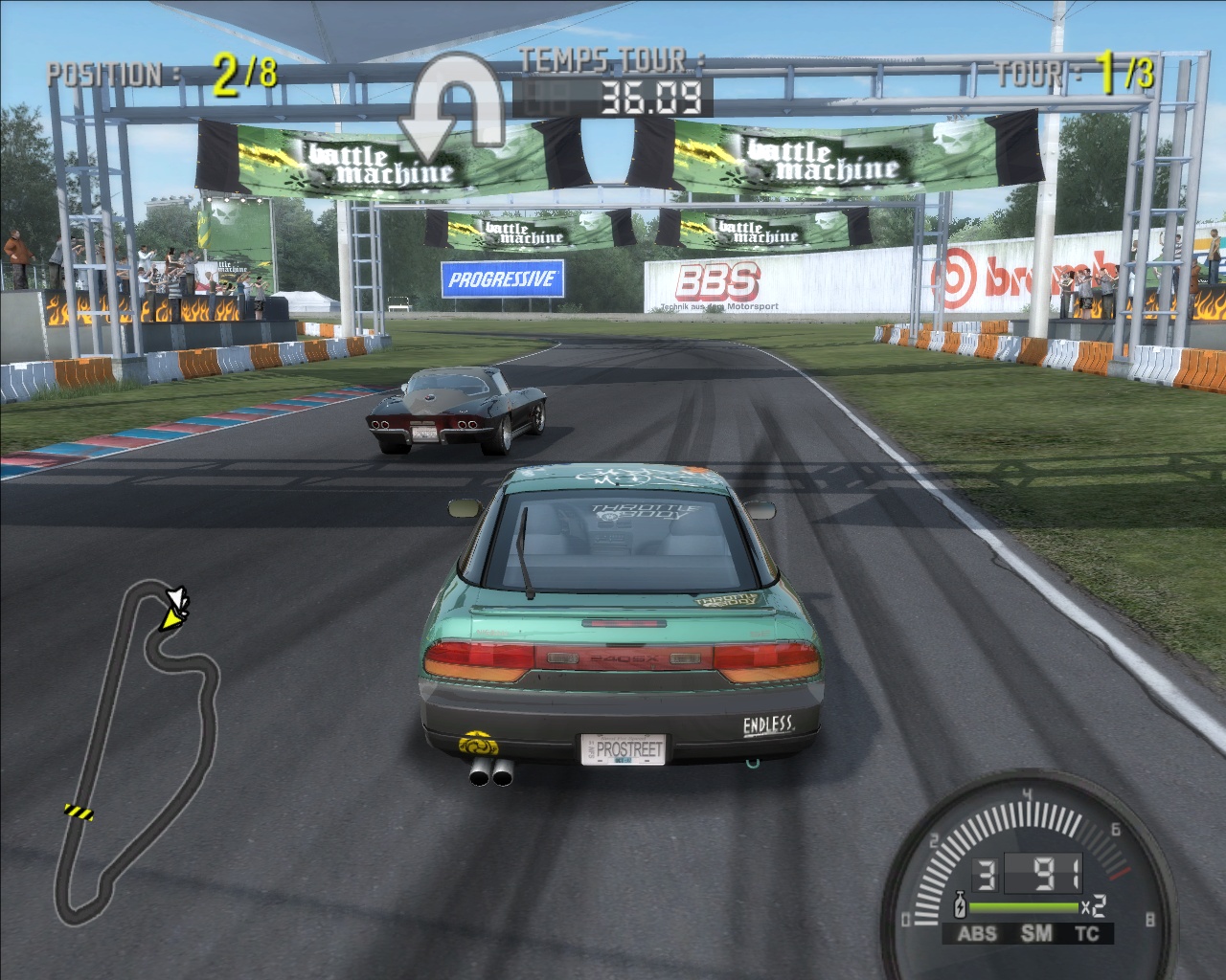 Pantallazo de Need for Speed ProStreet para PlayStation 2