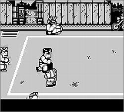 Pantallazo de Nekketsu Koukou Dodgeball Bu - Kyouteki! Toukyuu Senshi No Maki para Game Boy
