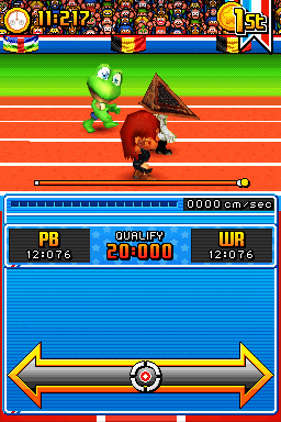 Pantallazo de New International Track and Field para Nintendo DS