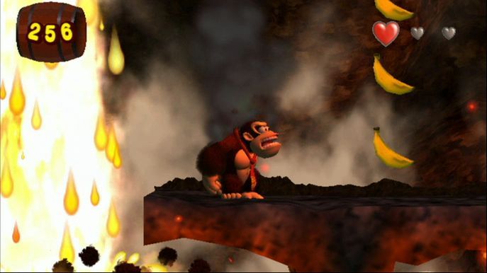 Pantallazo de New Play Control: Donkey Kong Jungle Beat para Wii