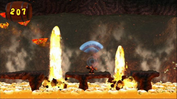 Pantallazo de New Play Control: Donkey Kong Jungle Beat para Wii