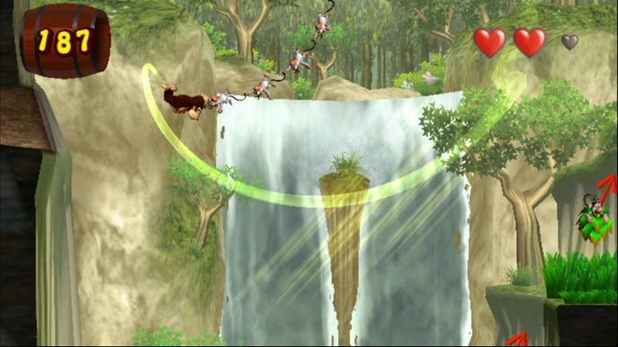 Pantallazo de New Play Control: Donkey Kong Jungle Beat para Wii