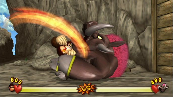 Pantallazo de New Play Control: Donkey Kong Jungle Beat para Wii