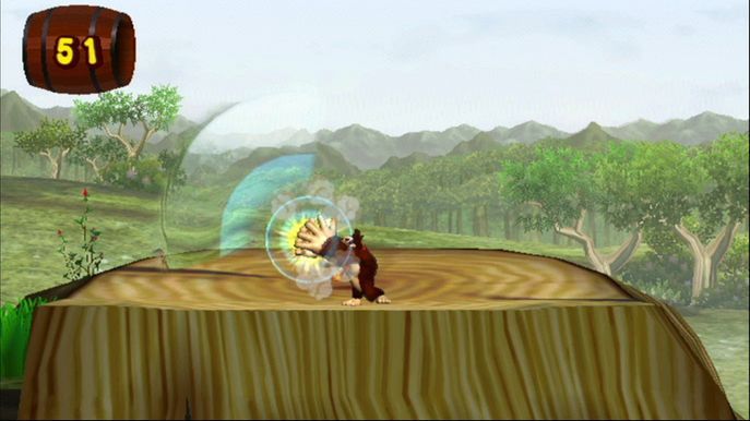 Pantallazo de New Play Control: Donkey Kong Jungle Beat para Wii