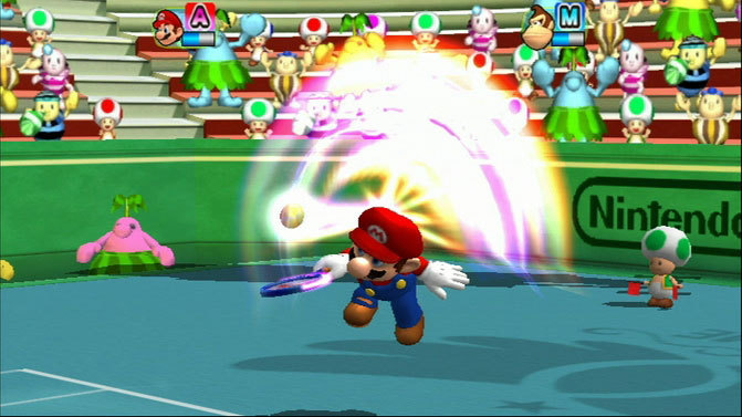Pantallazo de New Play Control: Mario Power Tennis para Wii
