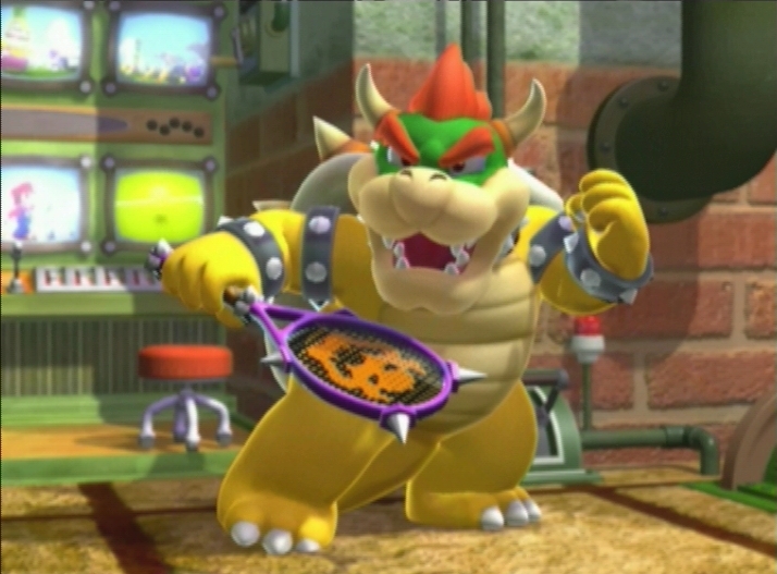 Pantallazo de New Play Control: Mario Power Tennis para Wii