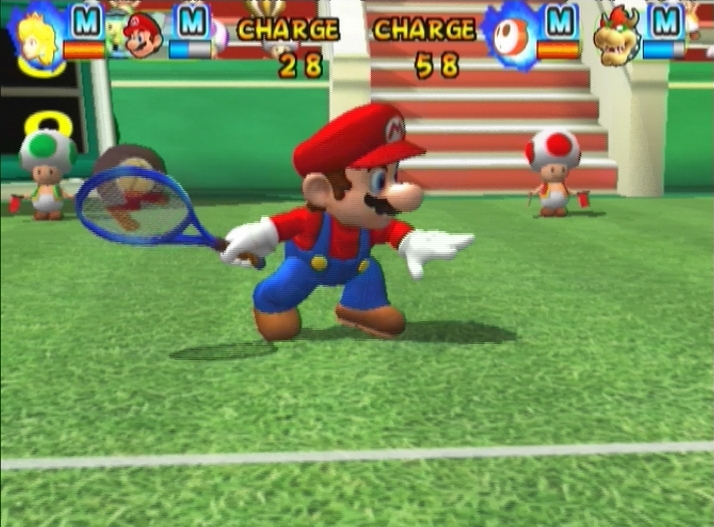 Pantallazo de New Play Control: Mario Power Tennis para Wii