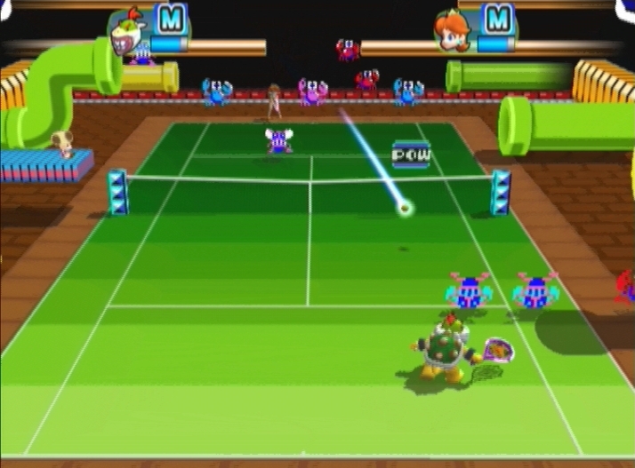 Pantallazo de New Play Control: Mario Power Tennis para Wii
