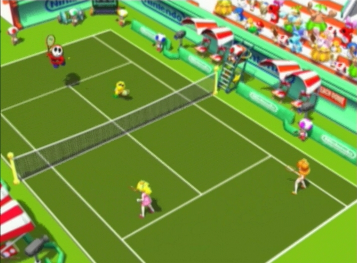 Pantallazo de New Play Control: Mario Power Tennis para Wii